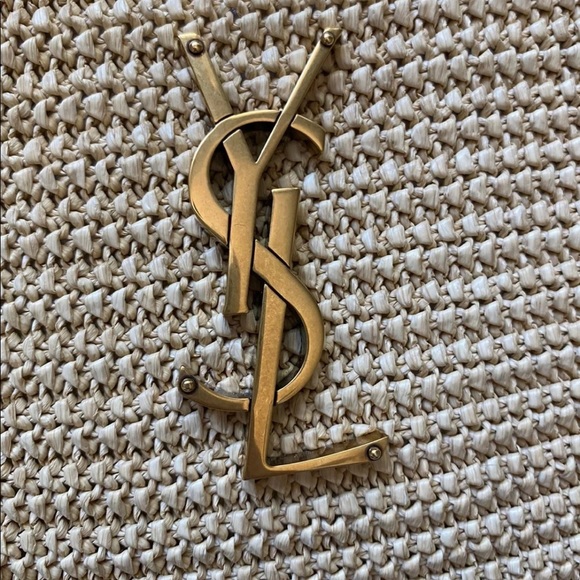 Yves Saint Laurent YSL Raffia Camera Bag - Picture 9 of 16